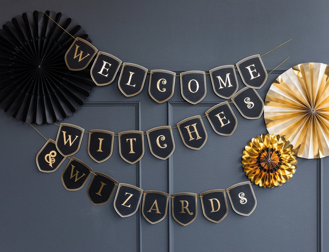 SPELLBOUND WELCOME BANNER My Mind’s Eye Garlands & Banners Bonjour Fete - Party Supplies