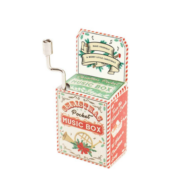 CHRISTMAS MUSIC BOX Two's Company Music Box HAVE YOURSELF A MERRY CHRISTMAS Bonjour Fete - Party Supplies