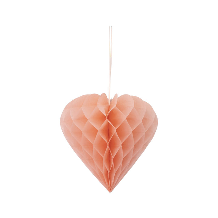 HEART HONEYCOMB DECORATIONS Meri Meri Hanging Decor Bonjour Fete - Party Supplies