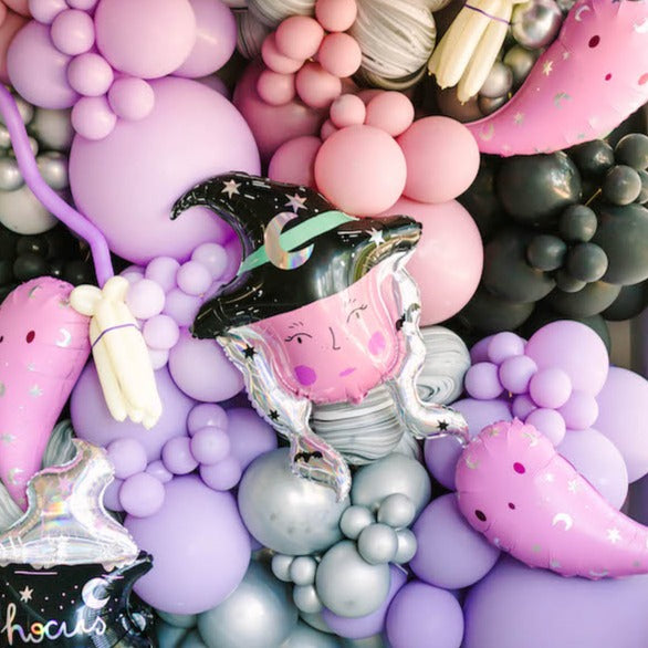 HALLOWEEN WITCH BALLOON Party Deco Halloween Balloons Bonjour Fete - Party Supplies