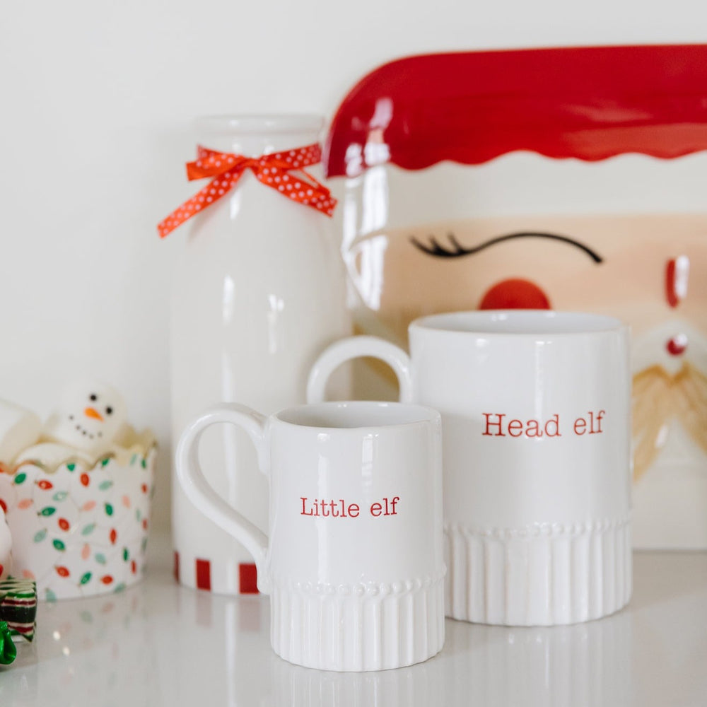 MILK & COOKIES MUG Transpac Christmas Holiday Kitchen & Entertaining Bonjour Fete - Party Supplies