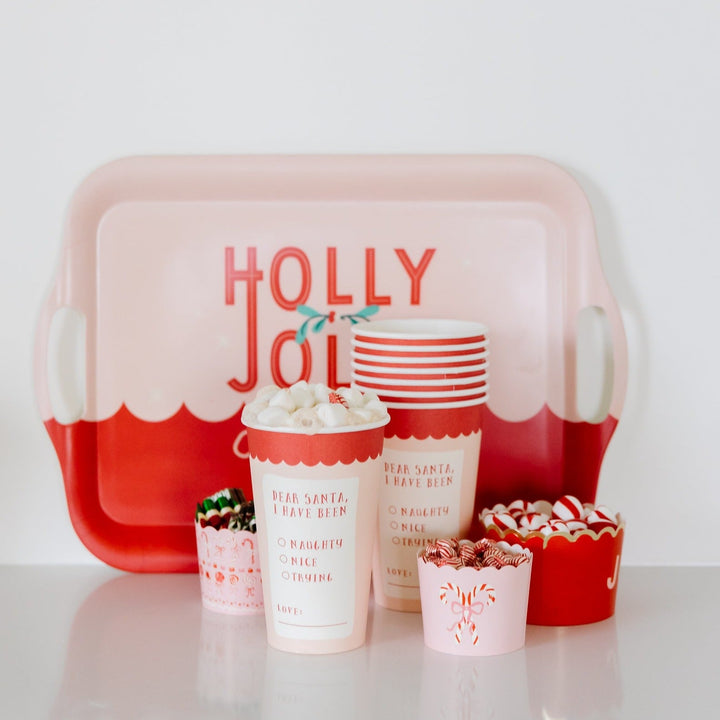 Naughty Nice Coffee Cups Bonjour Fete Party Supplies Christmas Holiday Party Supplies