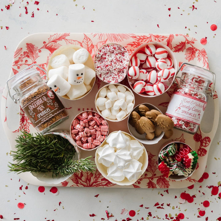 PINK CANDY CANES FOOD CUPS My Mind’s Eye Christmas Baking Bonjour Fete - Party Supplies