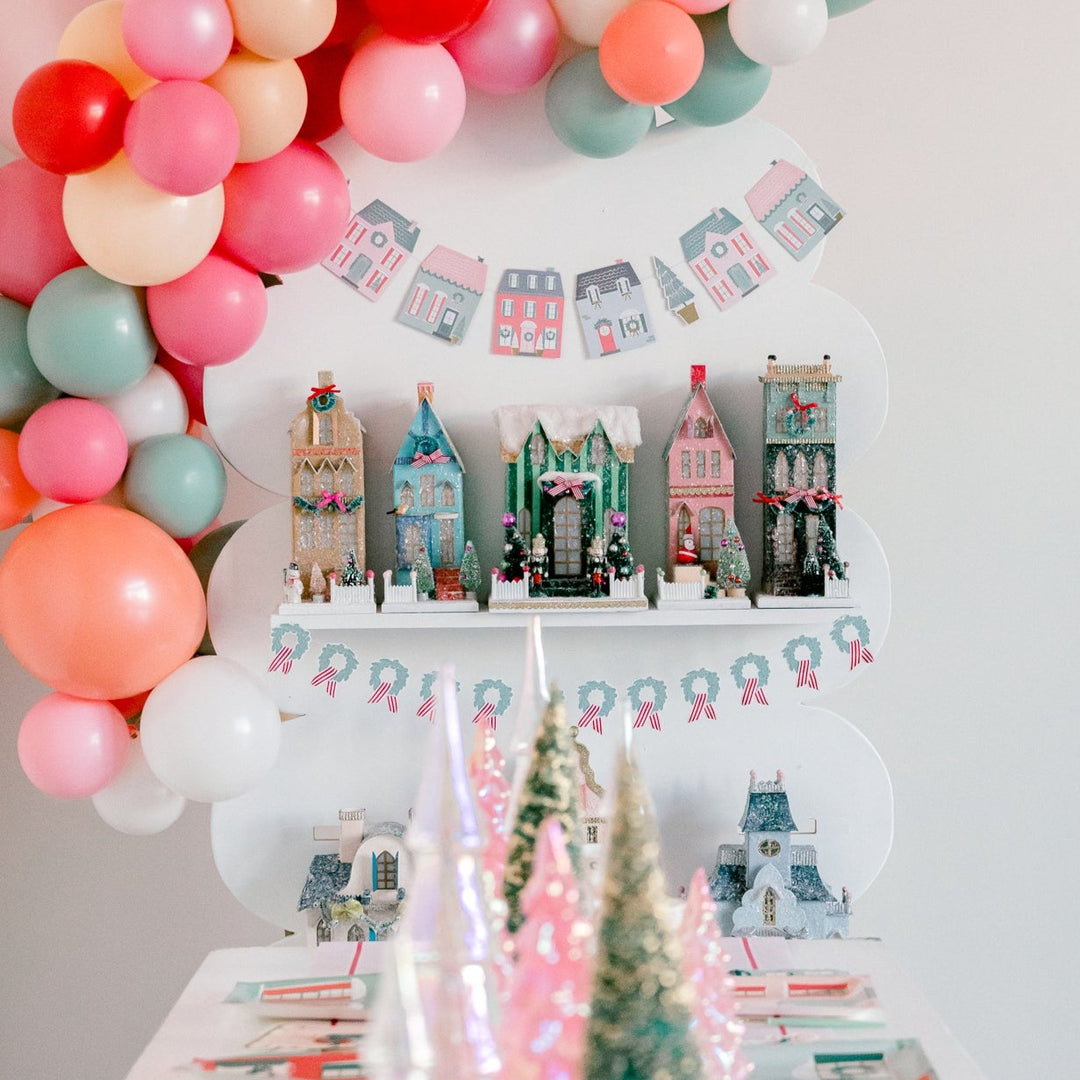 MUSTARD TOWNHOUSE BY CODY FOSTER Cody Foster Co. Christmas House Bonjour Fete - Party Supplies