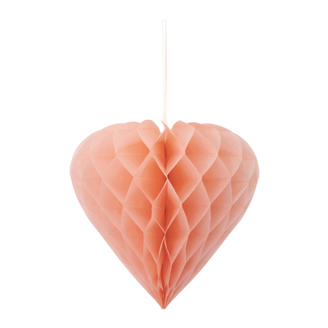 HEART HONEYCOMB DECORATIONS Meri Meri Hanging Decor Bonjour Fete - Party Supplies
