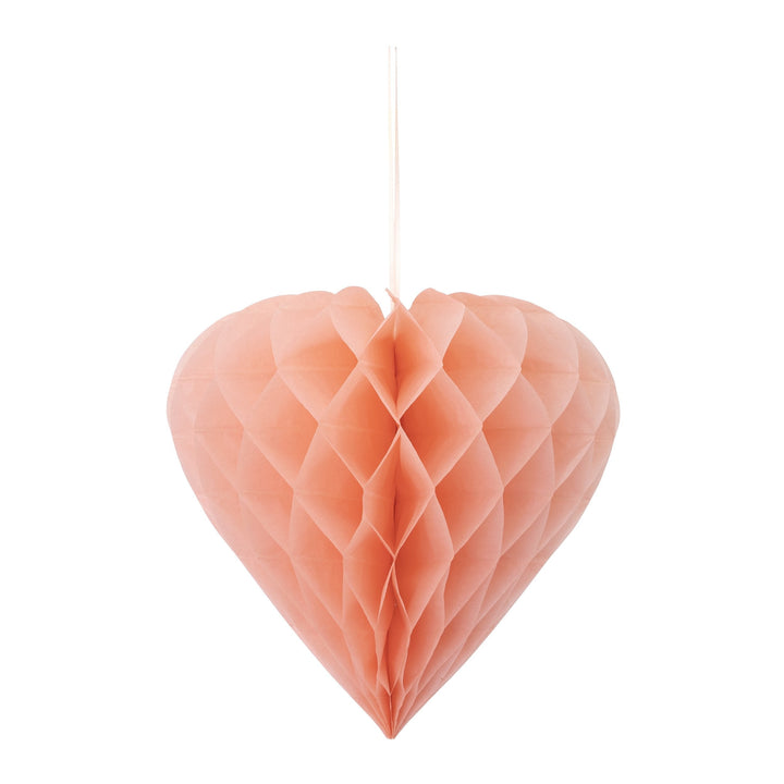 HEART HONEYCOMB DECORATIONS Meri Meri Hanging Decor Bonjour Fete - Party Supplies