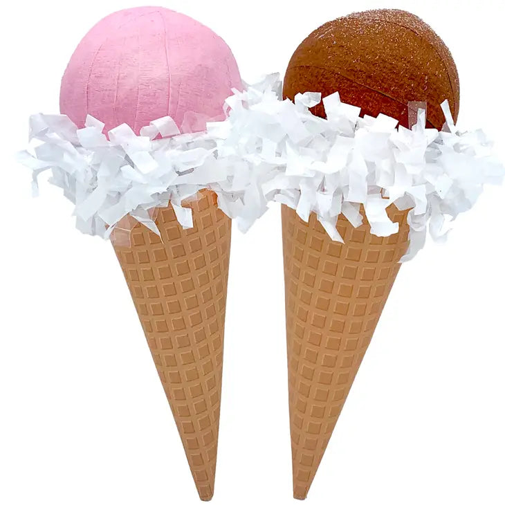 ICE CREAM CONE MINI SURPRIZE BALL TOPS MALIBU Bonjour Fete - Party Supplies