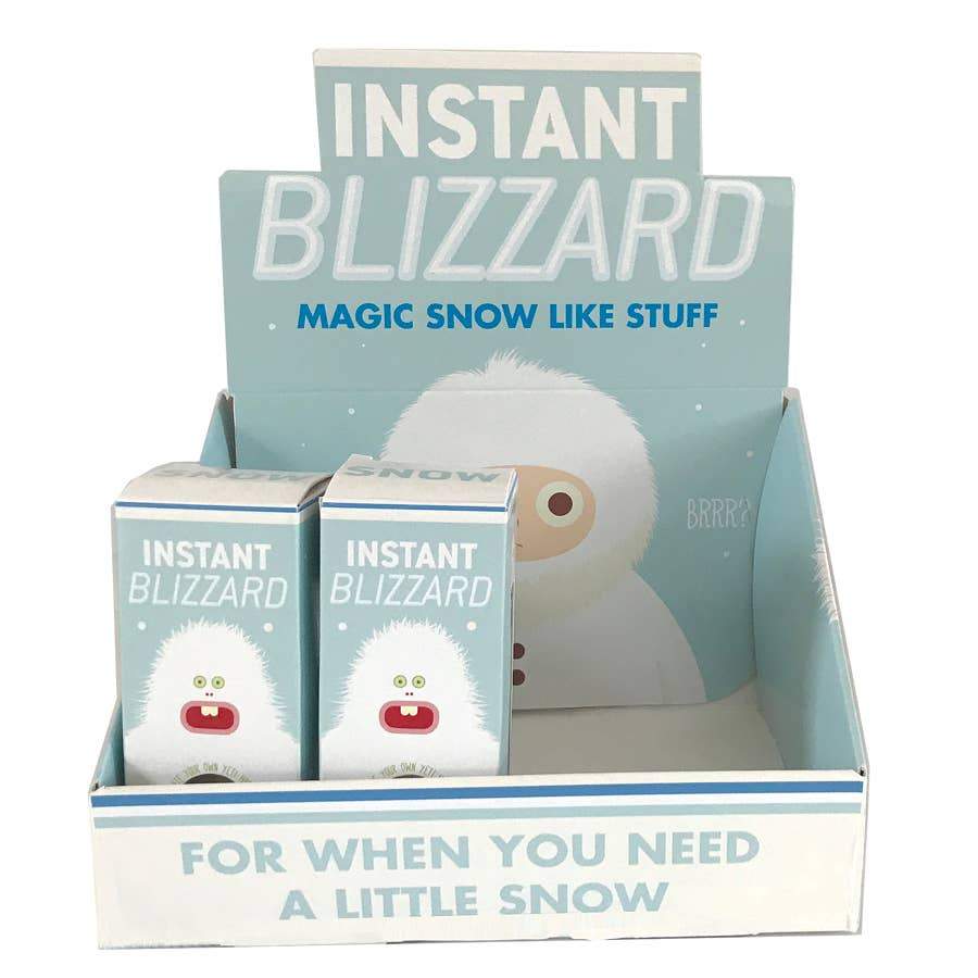 INSTANT BLIZZARD Two's Company Christmas Activity Bonjour Fete - Party Supplies