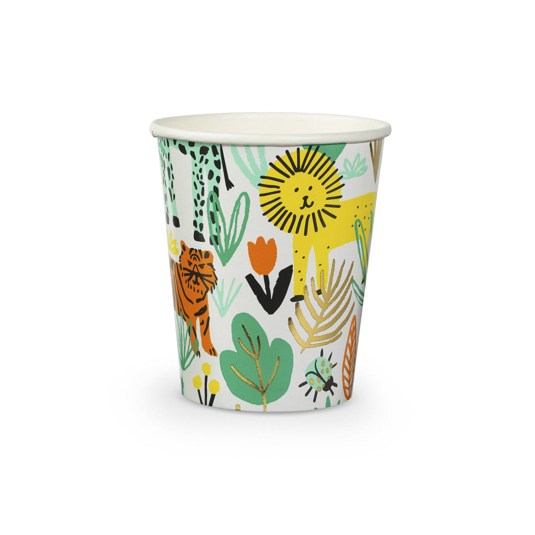 INTO THE WILD JUNGLE CUPS Daydream Society Cups Bonjour Fete - Party Supplies
