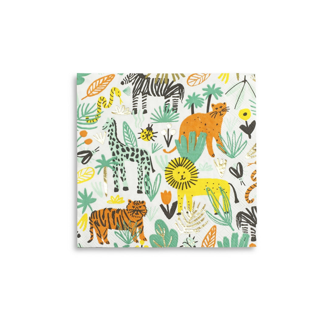 INTO THE WILD JUNGLE NAPKINS Jollity & Co. + Daydream Society Napkins Bonjour Fete - Party Supplies