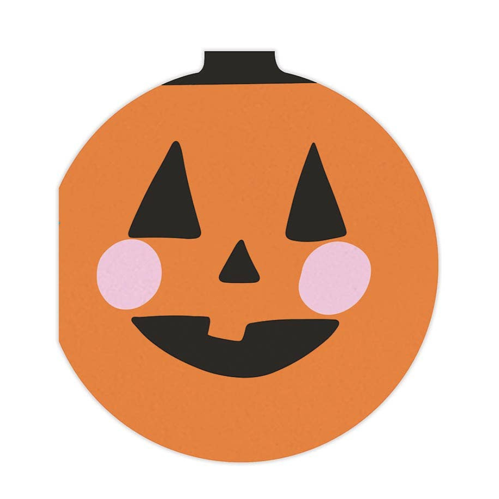 DIECUT JACK-O-LANTERN NAPKINS Slant Collections by Creative Brands Napkins Bonjour Fete - Party Supplies