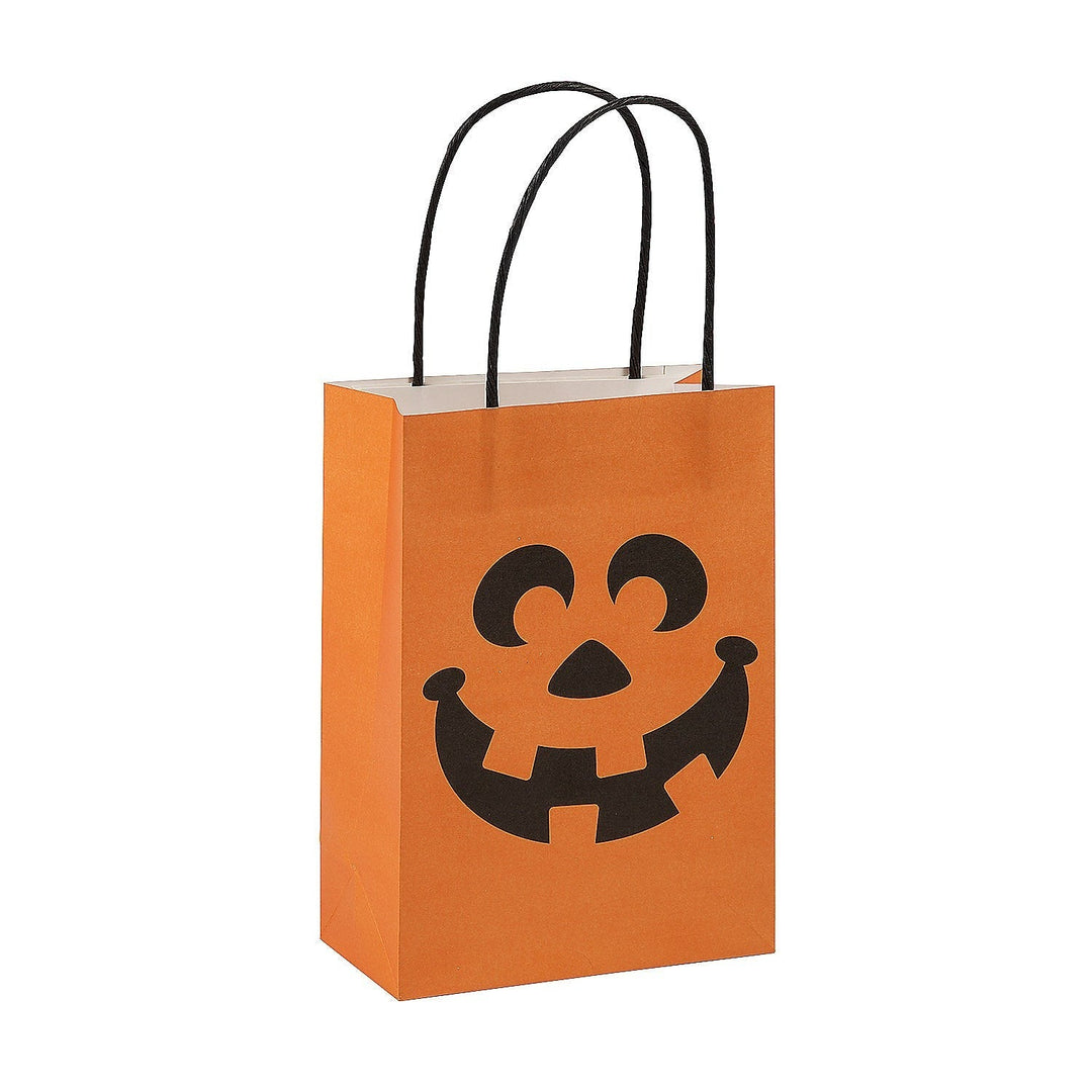 JACK-O-LANTERN PUMPKIN GIFT BAG My Mind’s Eye Halloween Party Favors Bonjour Fete - Party Supplies