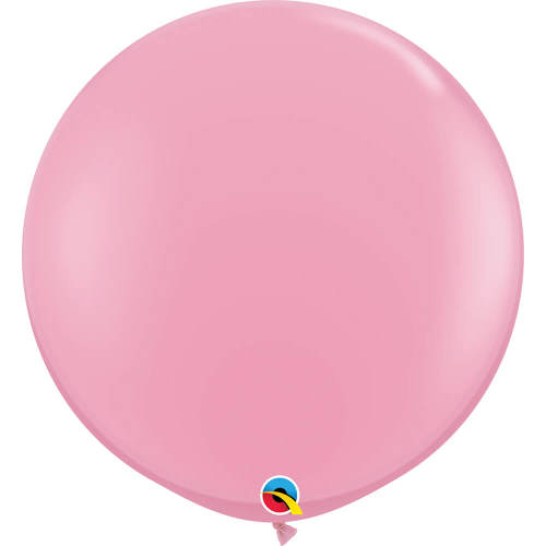 PINK LATEX GIANT JUMBO BALLOON Qualatex Balloons Bonjour Fete - Party Supplies