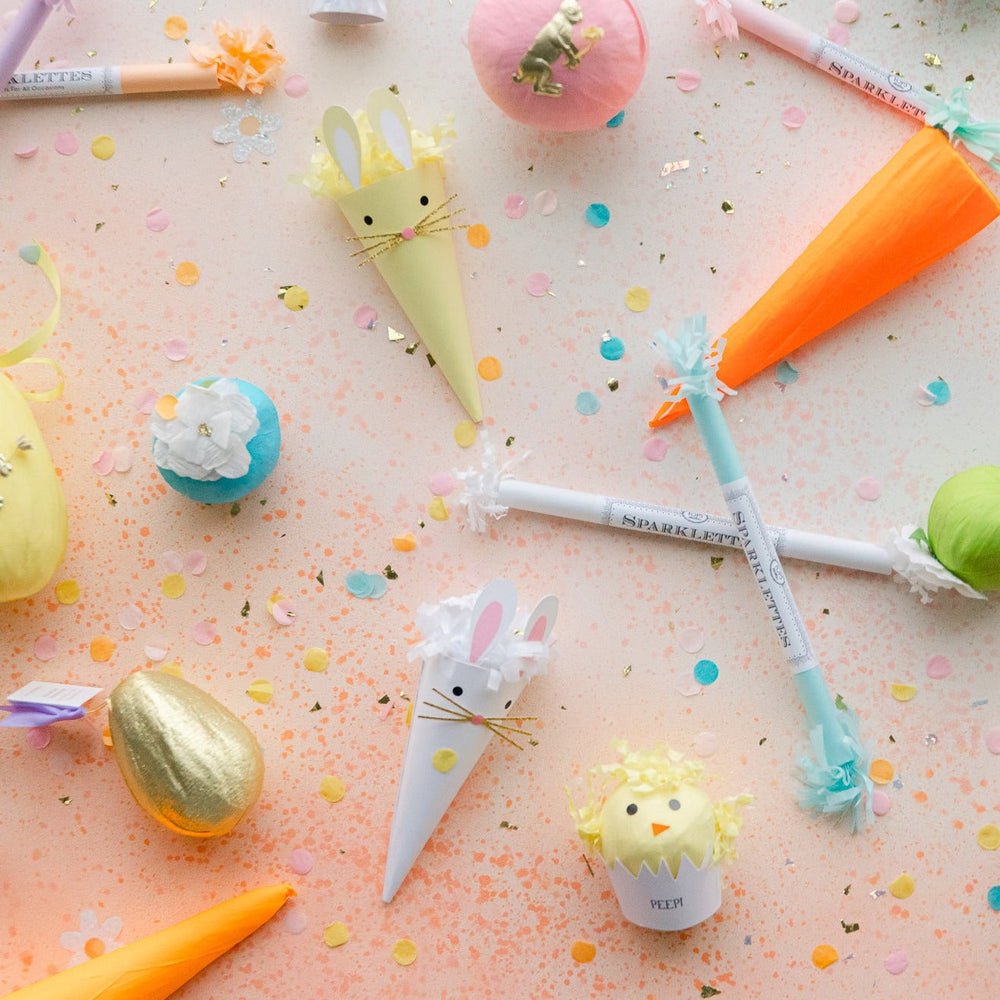 EASTER BUNNY MINI SURPRISE CONE BY TOPS MALIBU TOPS Malibu Easter Gifts & Basket Fillers Bonjour Fete - Party Supplies
