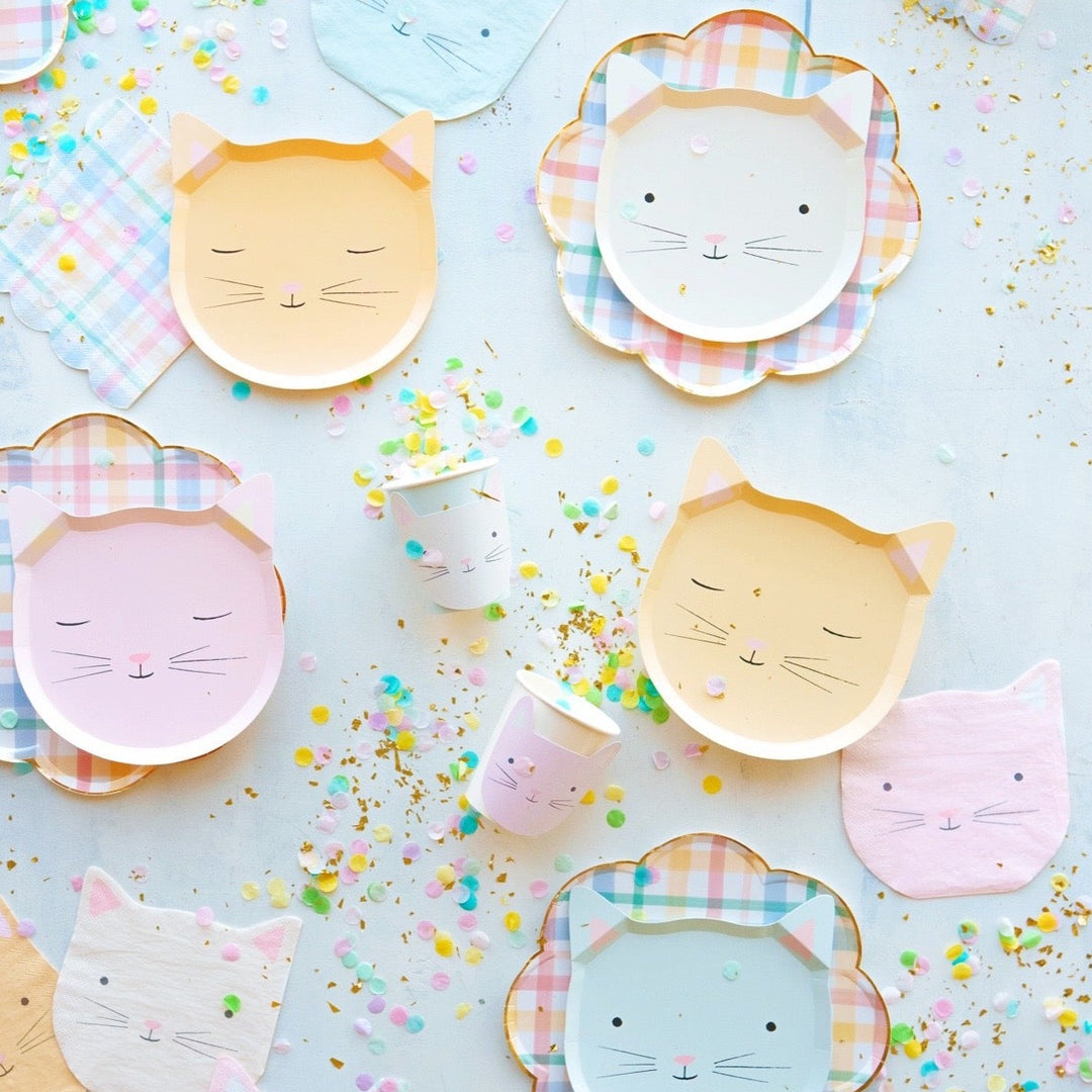 KITTEN PARTY NAPKINS Meri Meri Napkin Bonjour Fete - Party Supplies