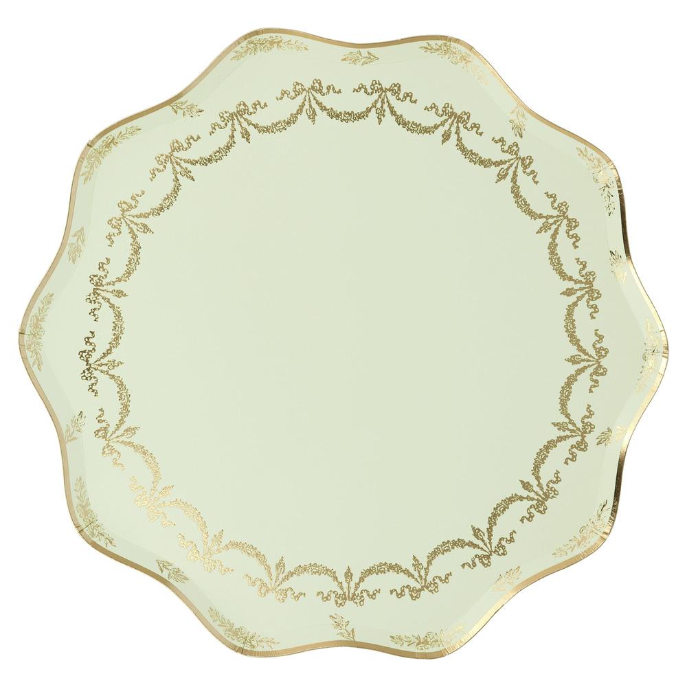 LADUREE FRENCH THEMED DINNER PLATES Meri Meri Plates Bonjour Fete - Party Supplies