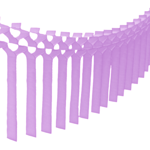 LAVENDER STREAMER GARLAND Devra Party Garlands & Banners Bonjour Fete - Party Supplies