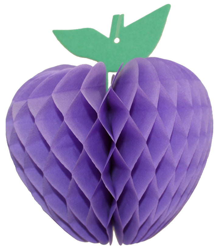 7" HONEYCOMB APPLE Devra Party Hanging Decor LAVENDER Bonjour Fete - Party Supplies
