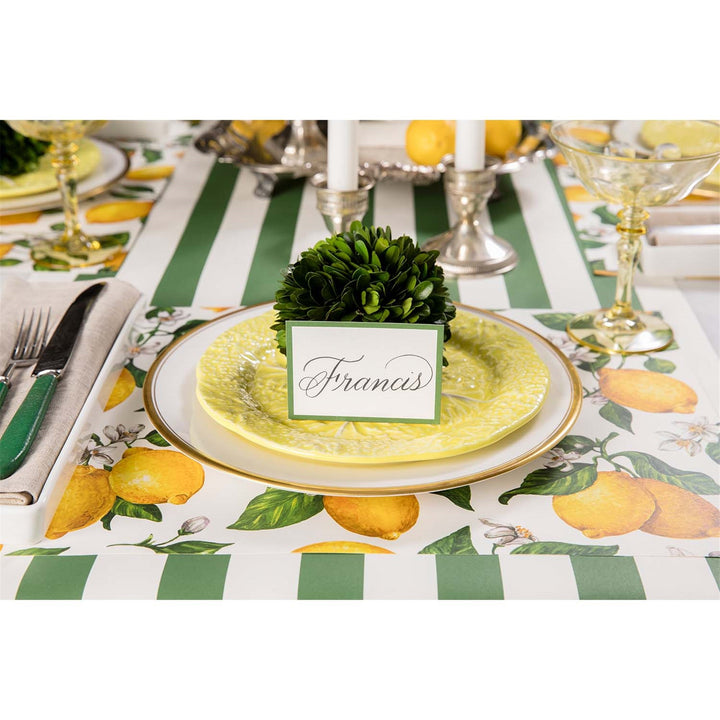 LEMON PLACEMATS Hester & Cook Table Covers & Placemats Bonjour Fete - Party Supplies