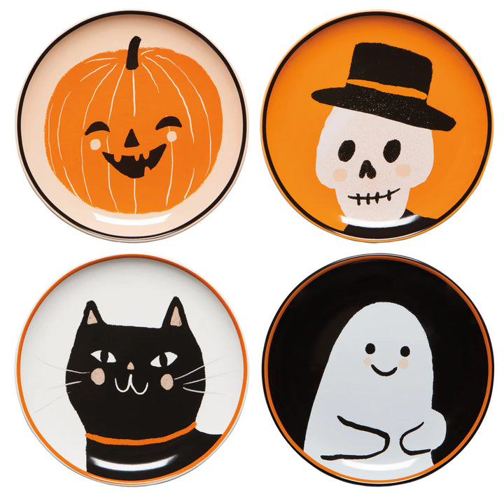 HALLOWEEN DESSERT PLATES Danica USA Halloween Party Favors & Boo Baskets Bonjour Fete - Party Supplies