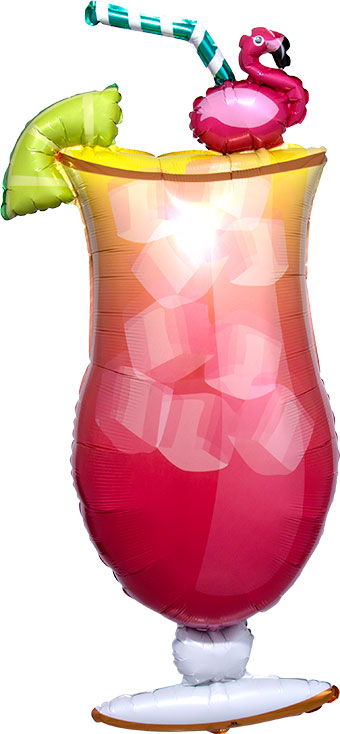 TROPICAL DRINK BALLOON Bonjour Fête  Bonjour Fete - Party Supplies