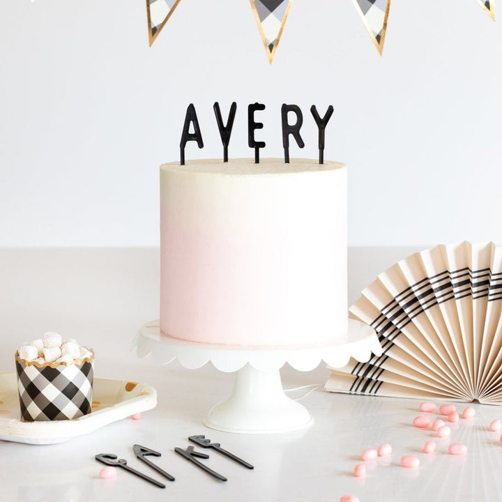 CAKE BY COURTNEY LETTER BOARD CAKE TOPPERS My Mind's Eye Cake Topper Bonjour Fete - Party Supplies