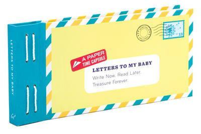 LETTERS TO MY BABY Chronicle Books Gifts Bonjour Fete - Party Supplies