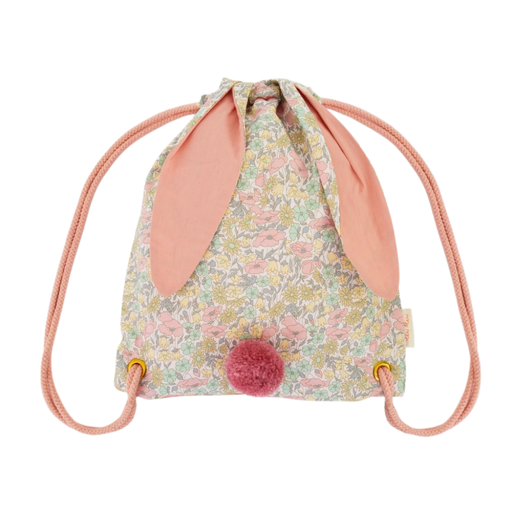LIBERTY OF LONDON FLORAL BUNNY BACKPACK Meri Meri Dress Up Bonjour Fete - Party Supplies