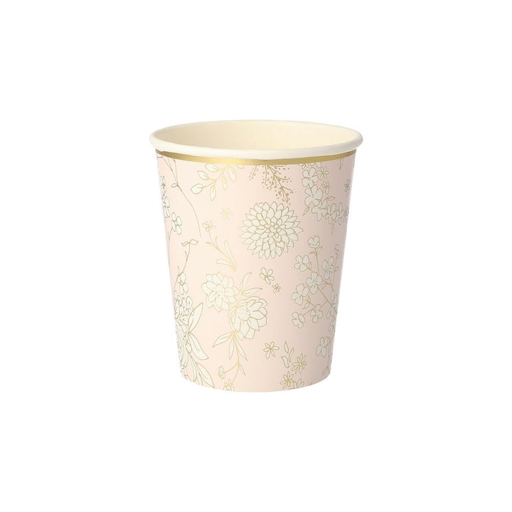 ENGLISH GARDEN FLORAL PARTY CUPS Meri Meri Cups Bonjour Fete - Party Supplies