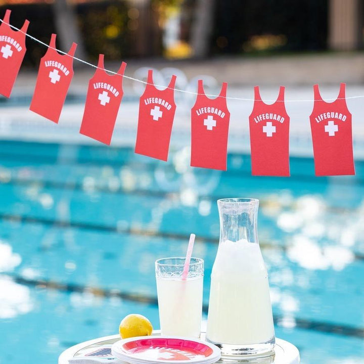 LIFEGUARD BANNER My Mind's Eye Garlands & Banners Bonjour Fete - Party Supplies