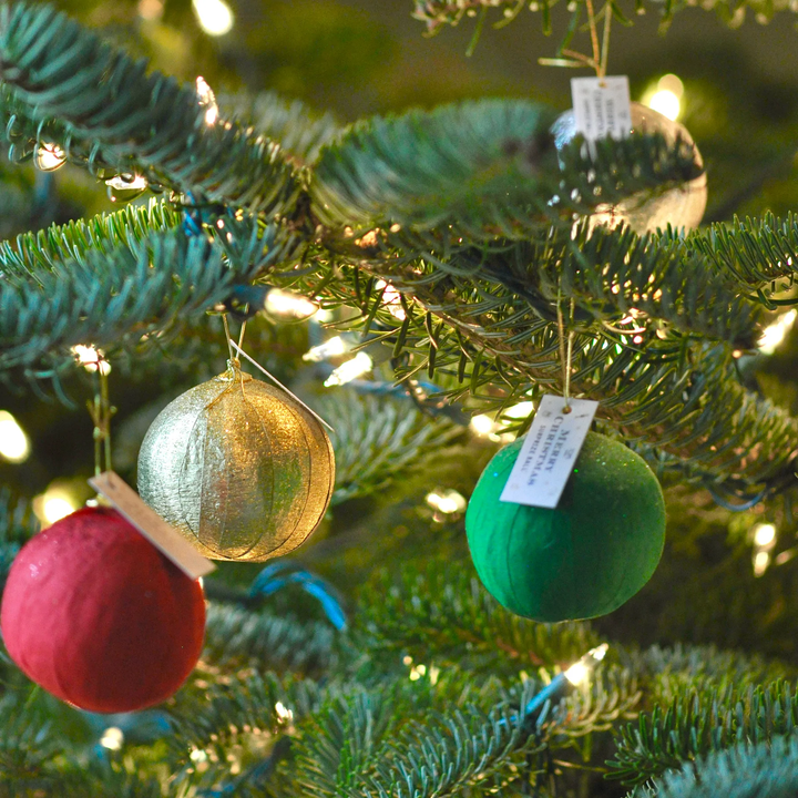 MINI SURPRIZE BALL ORNAMENTS TOPS Malibu Stocking Stuffers & Holiday Party Favors Bonjour Fete - Party Supplies