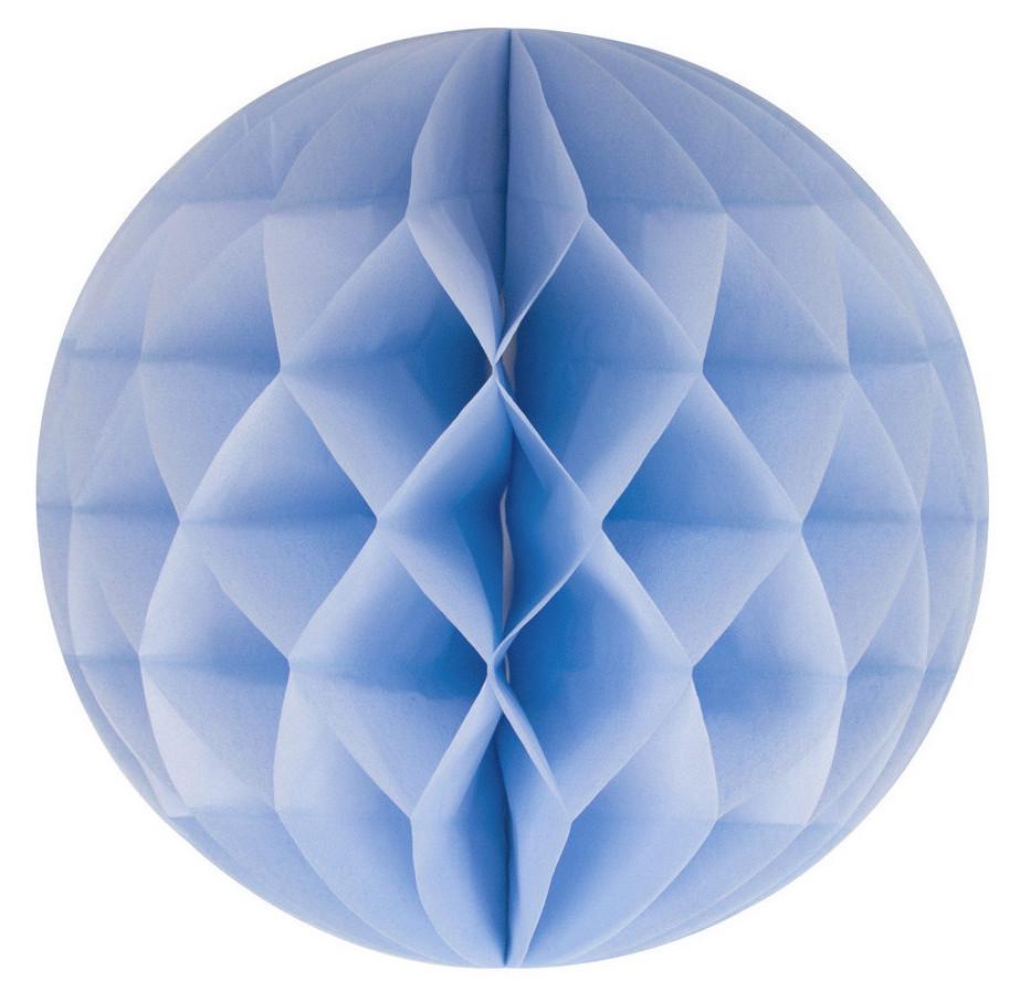 LIGHT BLUE HONEYCOMB TISSUE BALL My Little Day Hanging Decor Bonjour Fete - Party Supplies