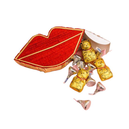 MINI LIPS HANDMADE PIÑATA FAVOR Lula Flora Mini Pinatas Bonjour Fete - Party Supplies