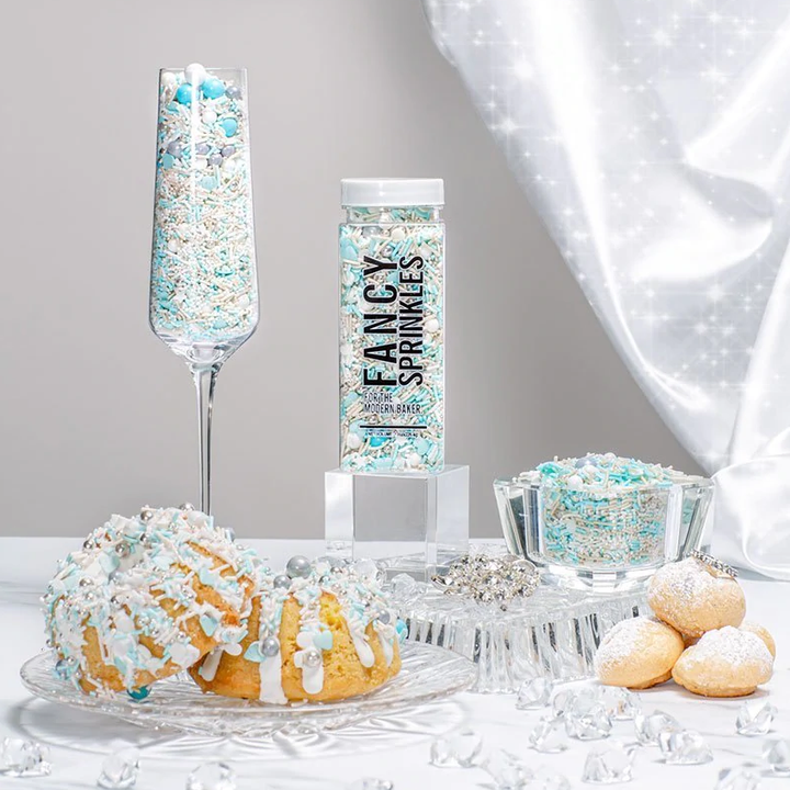 FANCY SPRINKLES LITTLE BLUE BOX MIX Fancy Sprinkles Sprinkles Bonjour Fete - Party Supplies