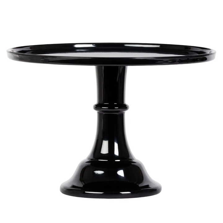 BLACK MELAMINE LARGE CAKE STAND A Little Lovely Company Cake Stands Bonjour Fete - Party Supplies