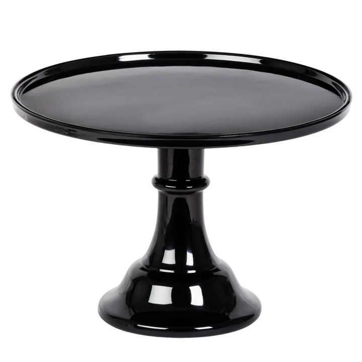 BLACK MELAMINE LARGE CAKE STAND A Little Lovely Company Cake Stands Bonjour Fete - Party Supplies