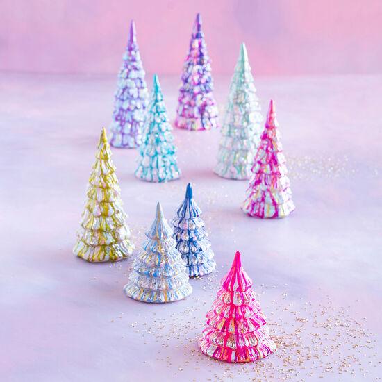 MARBLE CHRISTMAS TREE BY GLITTERVILLE - SMALL Glitterville Decorative Trees Bonjour Fete - Party Supplies