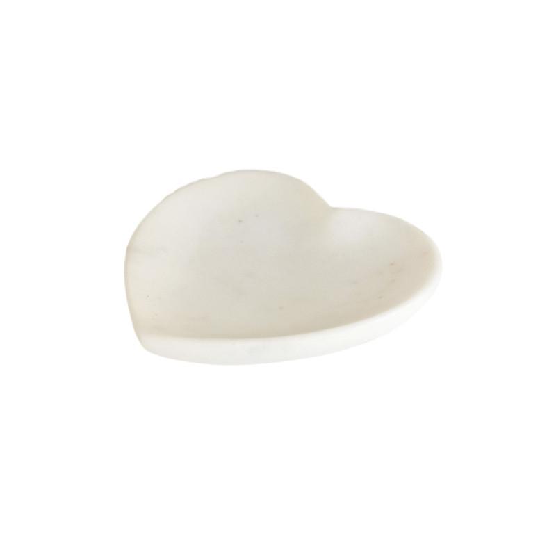 MARBLE HEART DISH Caravan Home Decor Bonjour Fete - Party Supplies