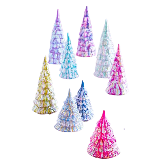MARBLE CHRISTMAS TREE BY GLITTERVILLE - SMALL Glitterville Decorative Trees Bonjour Fete - Party Supplies
