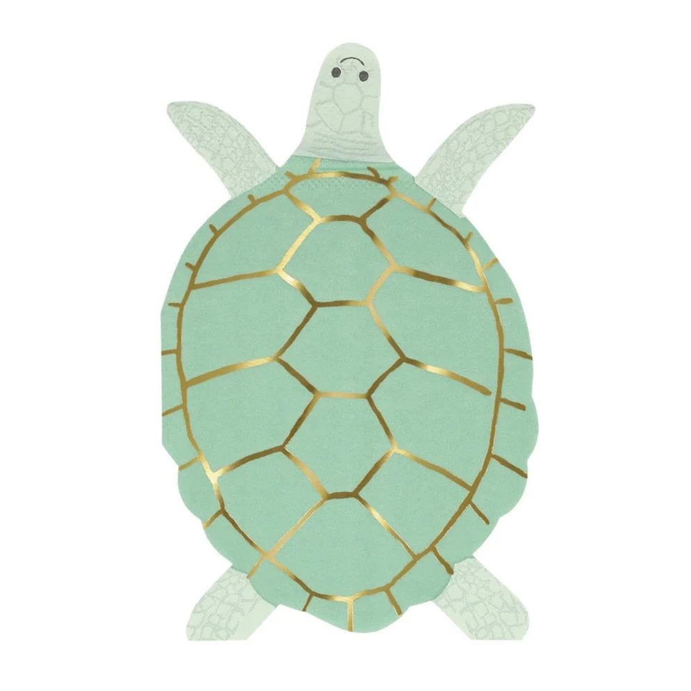 TURTLE NAPKINS Meri Meri Napkins Bonjour Fete - Party Supplies