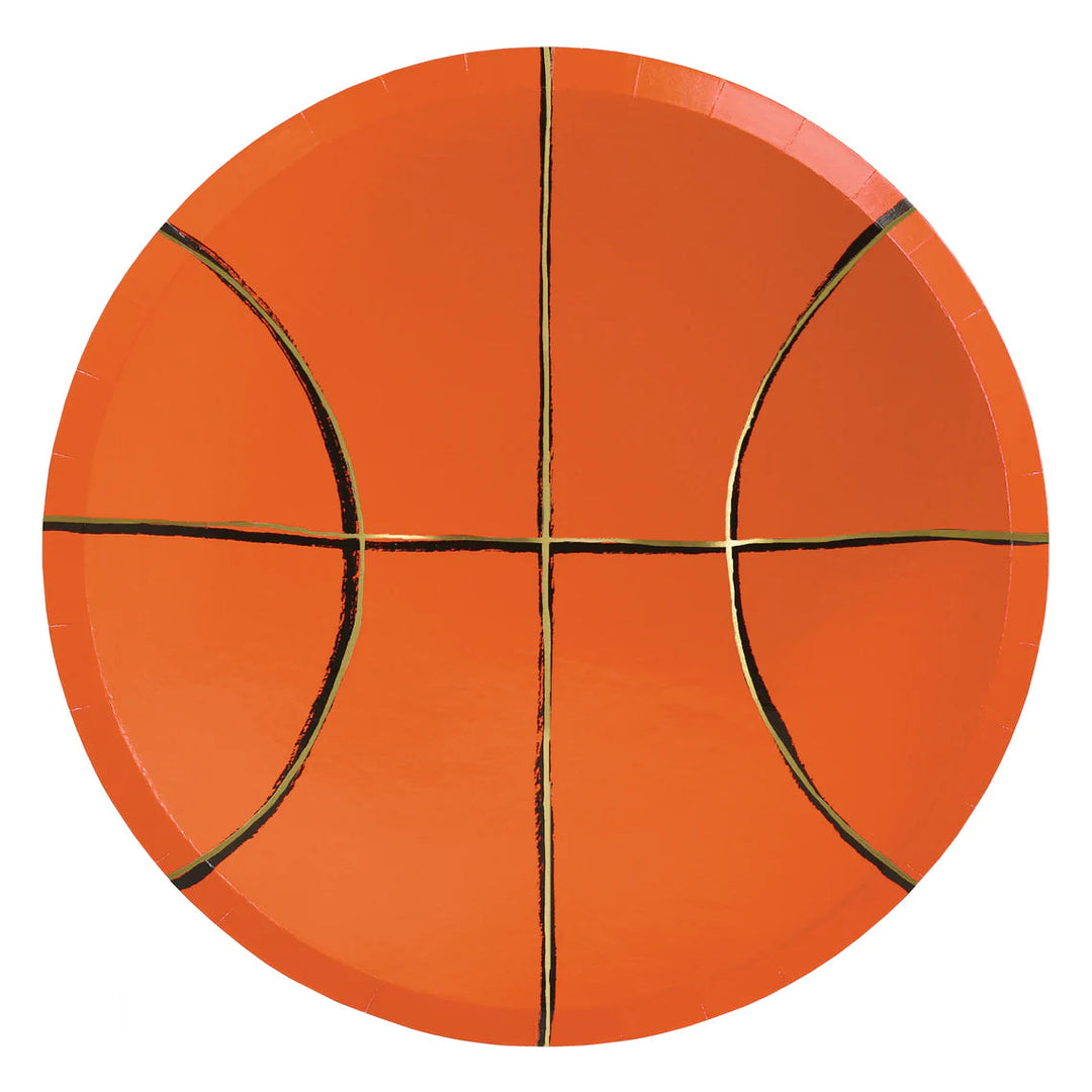 BASKETBALL PLATES Meri Meri Napkin Bonjour Fete - Party Supplies