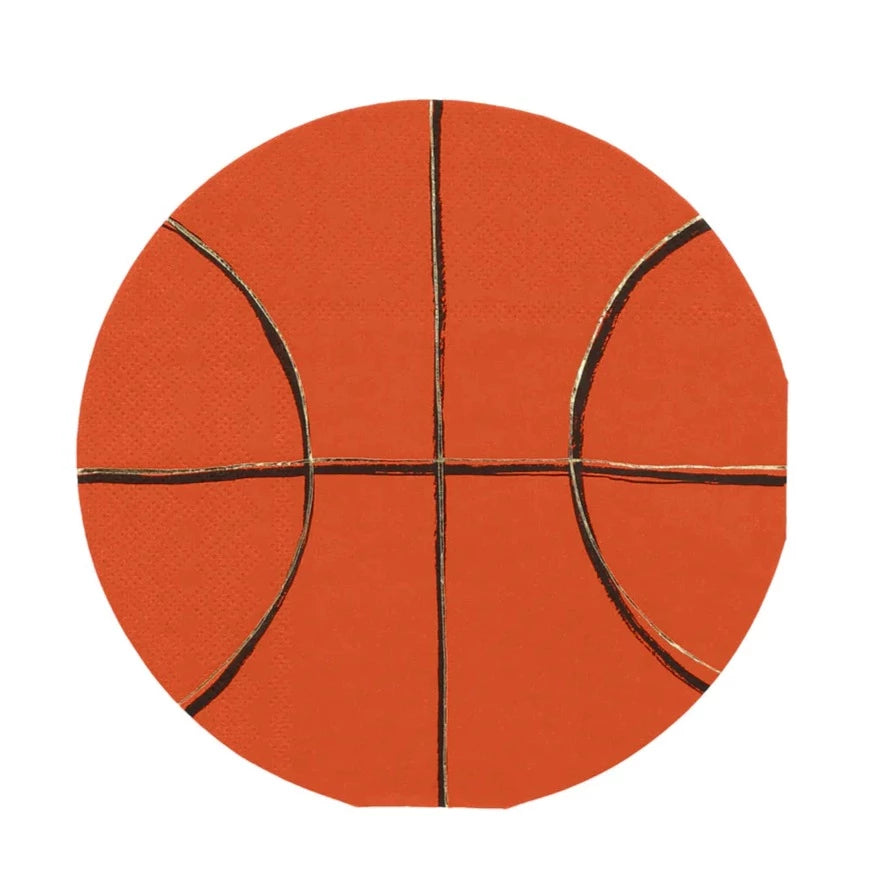 BASKETBALL NAPKINS Meri Meri Napkin Bonjour Fete - Party Supplies