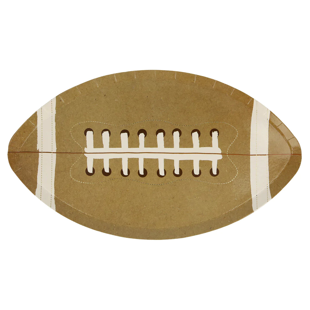 FOOTBALL PLATES Meri Meri Plates Bonjour Fete - Party Supplies