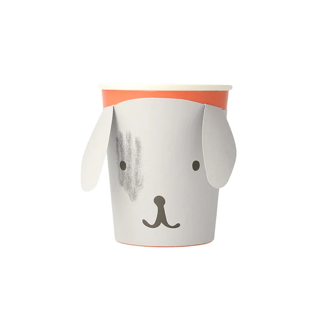 PUPPY CUPS Meri Meri Cups Bonjour Fete - Party Supplies