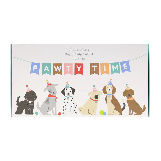 PUPPY PARTY GARLAND Meri Meri Garlands & Banners Bonjour Fete - Party Supplies