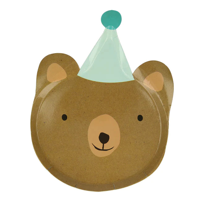 ANIMAL PARADE SHAPED PLATES Meri Meri Plates Bonjour Fete - Party Supplies
