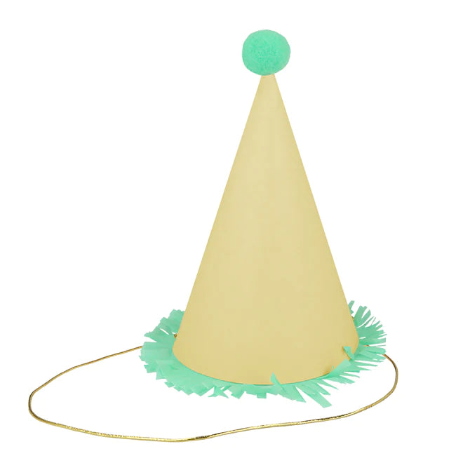 COLORFUL PARTY HATS Meri Meri Cake Topper Bonjour Fete - Party Supplies