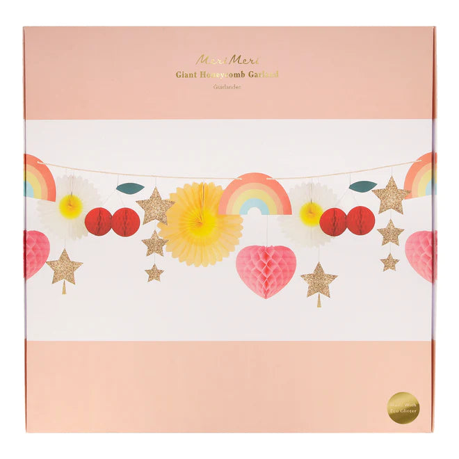 SUMMER ICON HONEYCOMB GARLAND Bonjour Fête  Bonjour Fete - Party Supplies