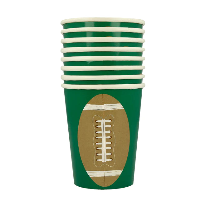 FOOTBALL CUPS Meri Meri Cups Bonjour Fete - Party Supplies