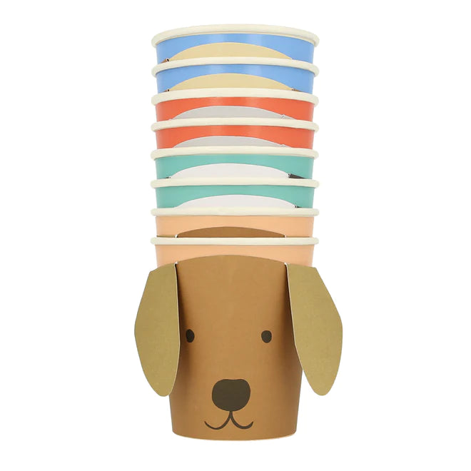 PUPPY CUPS Meri Meri Cups Bonjour Fete - Party Supplies